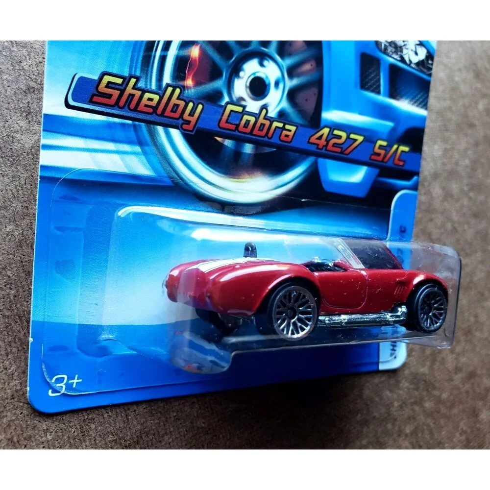 2005 Hot Wheels SHELBY COBRA 427 S/C RED MAINLINE #160 ZAMAC BASE H9068 1:64 WSP